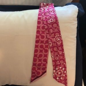 Coach silk scarf